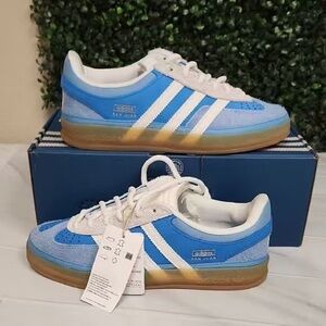 Adidas San Juan Blue and White Sneakers